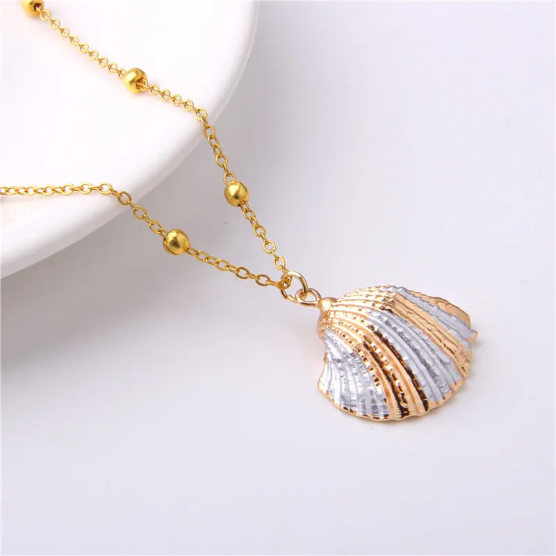 Beach Necklaces For Women POfo Boho Starfish Necklace For Women Beachy Hawaiian Rice Beads Choker Necklace For Women Men Summer Beach Ocean Beaded Jewelry L2020 Shell Necklaces For Women