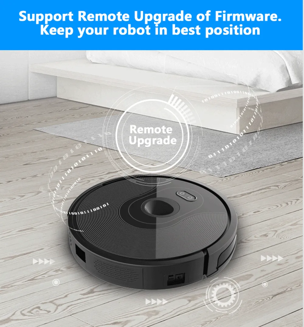 Aspirateur robot ABIR X6 avec navigation visuelle, barrière virtuelle APP, nettoyage continu des points d'arrêt, zone de nettoyage des tirages