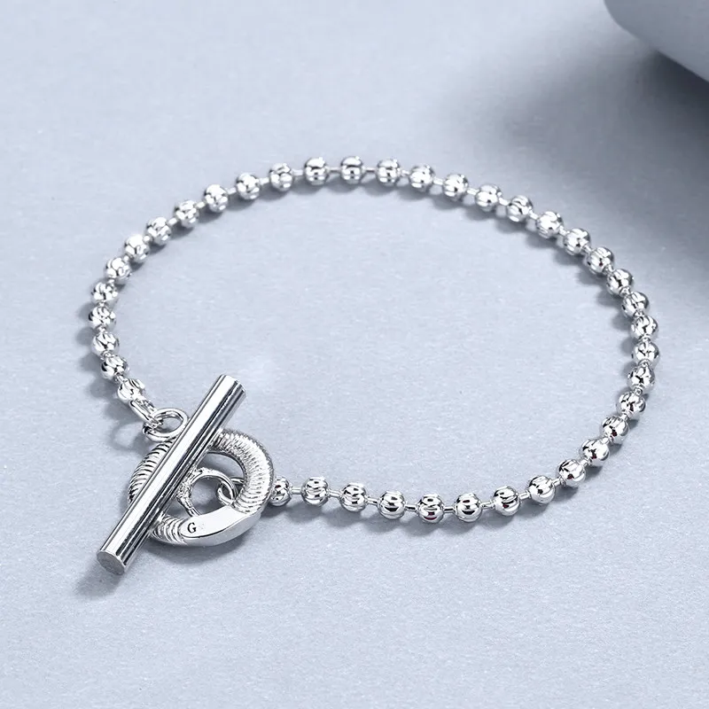 Bracciale in argento fascino classico Top ha placcato i braccialetti di qualità Bracciale in argento per bracciale unisex gioielli di moda del rifornimento
