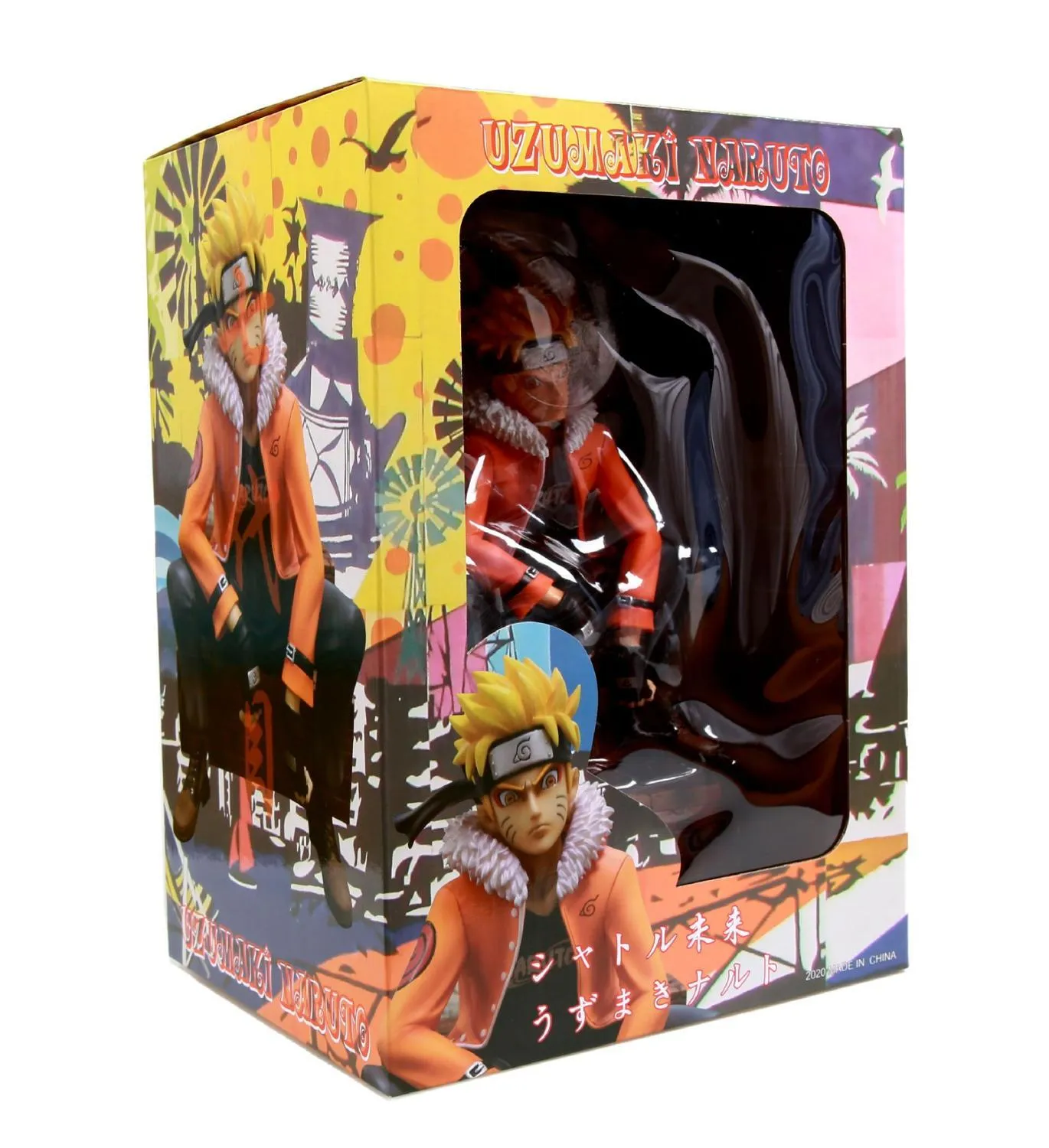 Figura de ação Uzumaki Naruto Memorable Saga 12 cm multicolorida