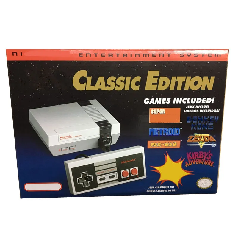 Jogo TV Vídeo Handheld Console Nostalgic Host NES Entertainment System 30 jogos para pode salvar o jogo Free DHL
