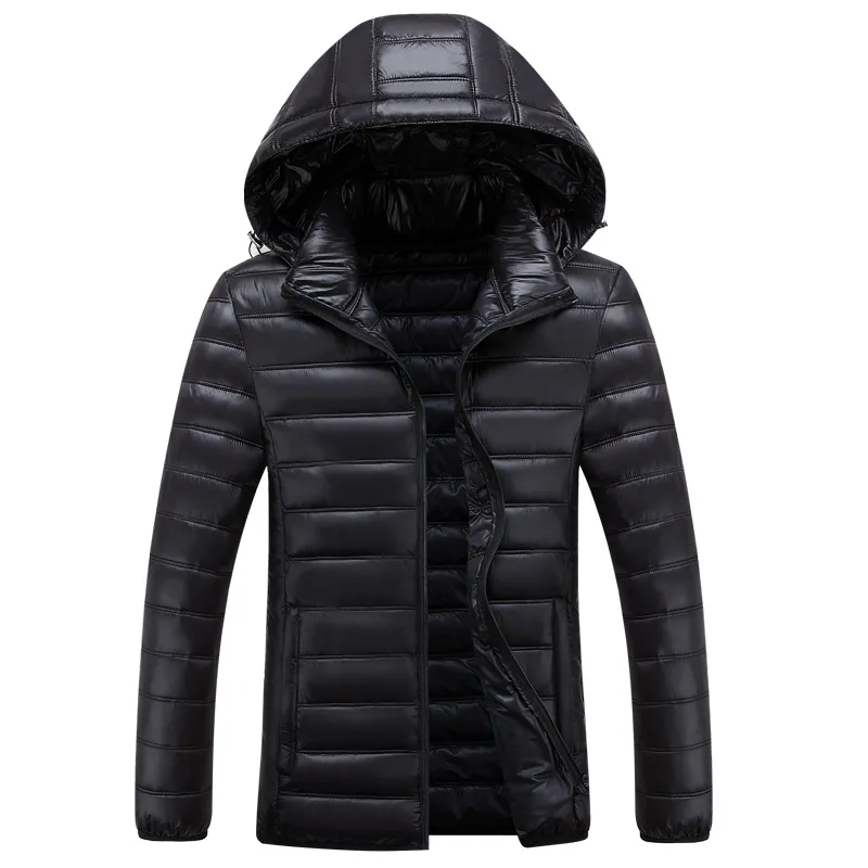 Men's Trench Coats Men Parkas Plus Size 6XL 7XL 8XL Winter Warm Jacket Mens Puffer Coat Man Hooded Overcoat Quilted Jackets