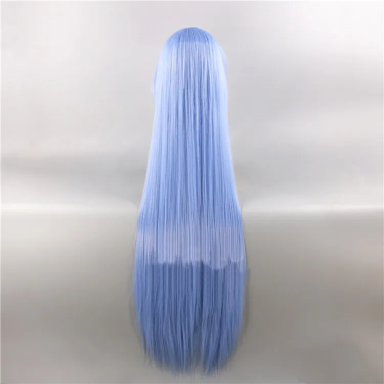 Akame Ga KILL Esdeath Cosplay Wig 100cm Blue Long Straight