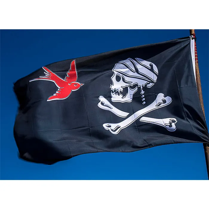 Jack-Sparrow-Piratenflagge 90 x 150 cm, Banner, digital bedruckt, Polyester, Festival-Unterstützer, Werbebanner für alle Länder, kostenloser Versand