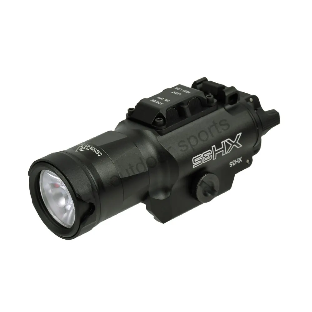 Lampe de chasse tactique XH35, Ultra-haute, double sortie, lumière blanche LED, stroboscope réglable, 1000 Lumen223z