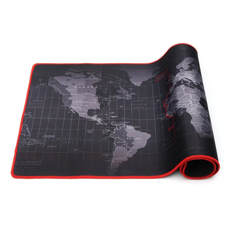 منصات ماوس الألعاب وسادة كبيرة اللعاب حصيرة كبيرة الكمبيوتر الماوس mousepad خريطة العالم الطبيعي لعبة لوحة المفاتيح