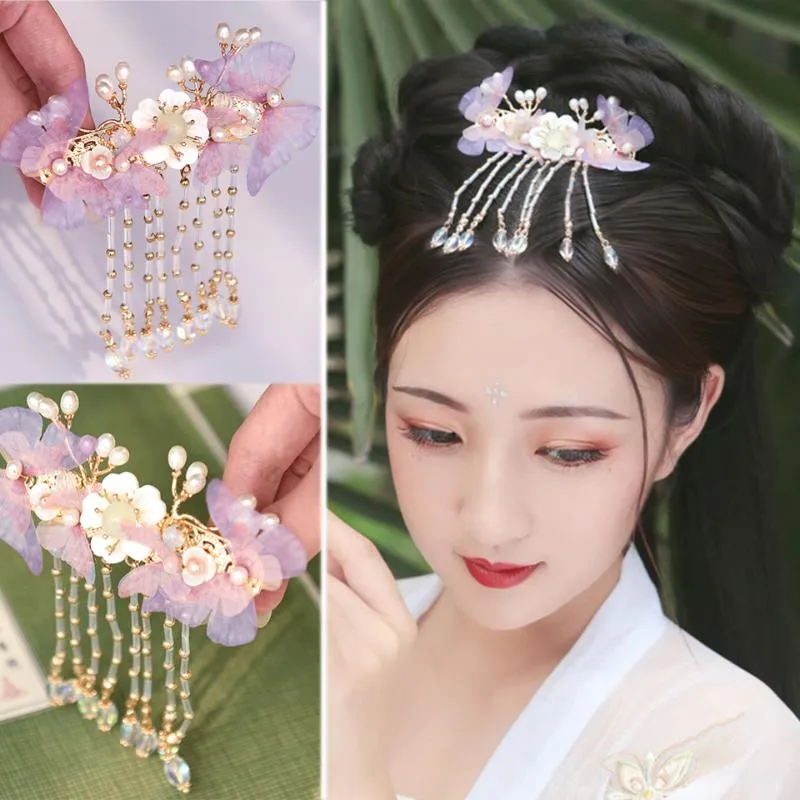 Princess Inspired Chinese Ancient Butterfly Fairy Hair Accessories For  Girls And Kids Perfect Flower Decoration And Cosplay Accessory From  Chunchun2020, $28.97 | DHgate.Com