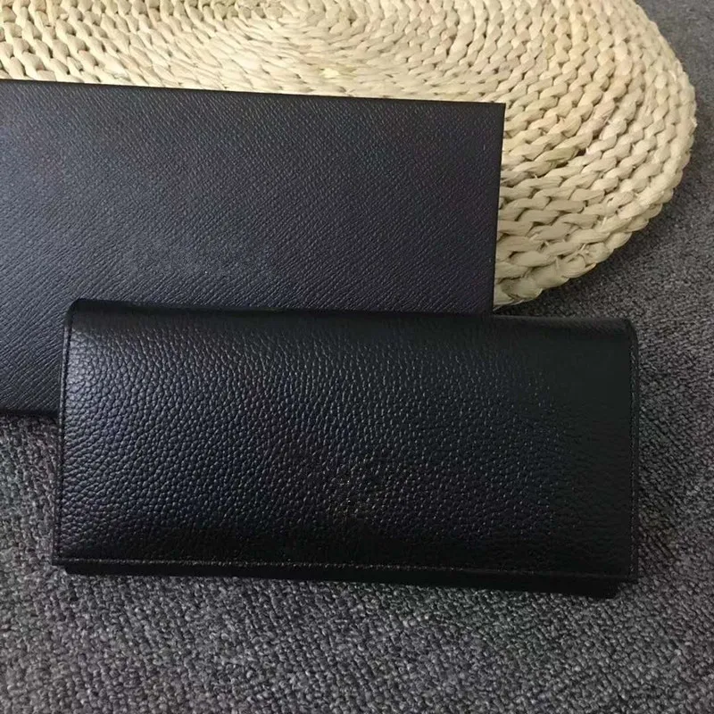 2020 Highest Quality Genuine Leather Fashion Luxury New Evening Change Purse Wallet Classic Clutch Ladies Wallet with box