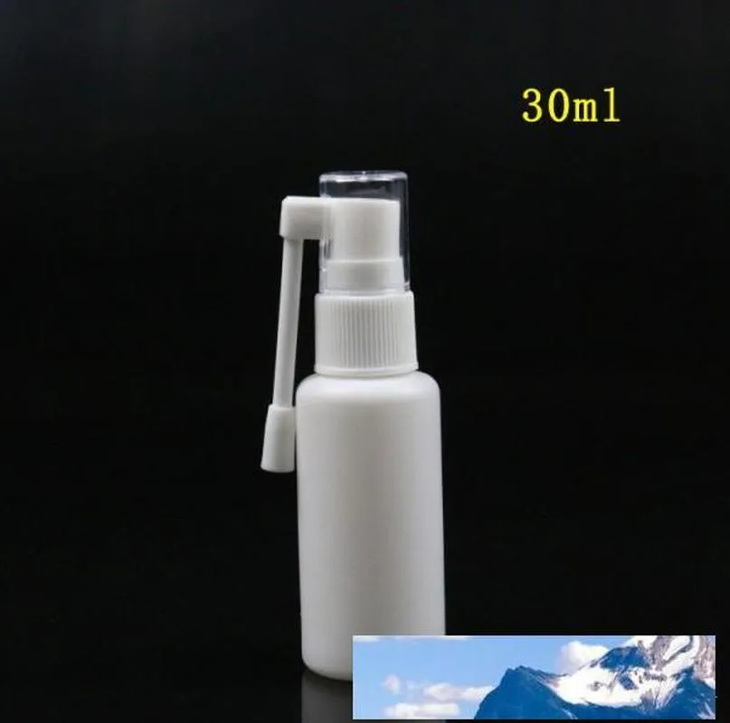 30мл Белая пустая пластиковая бутылка назальный спрей с 360 градусов вращения опрыскиватель очистки носа насос для распыления тумана бутылки Atomizer