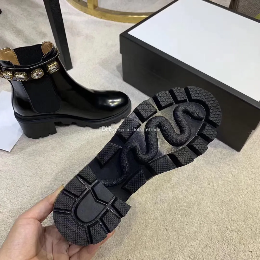 Designers Martin Boots Designer Boots Classcial BLack Women Booties Highet Quality 6cm Winter Booties Box Inclus Cowskin
