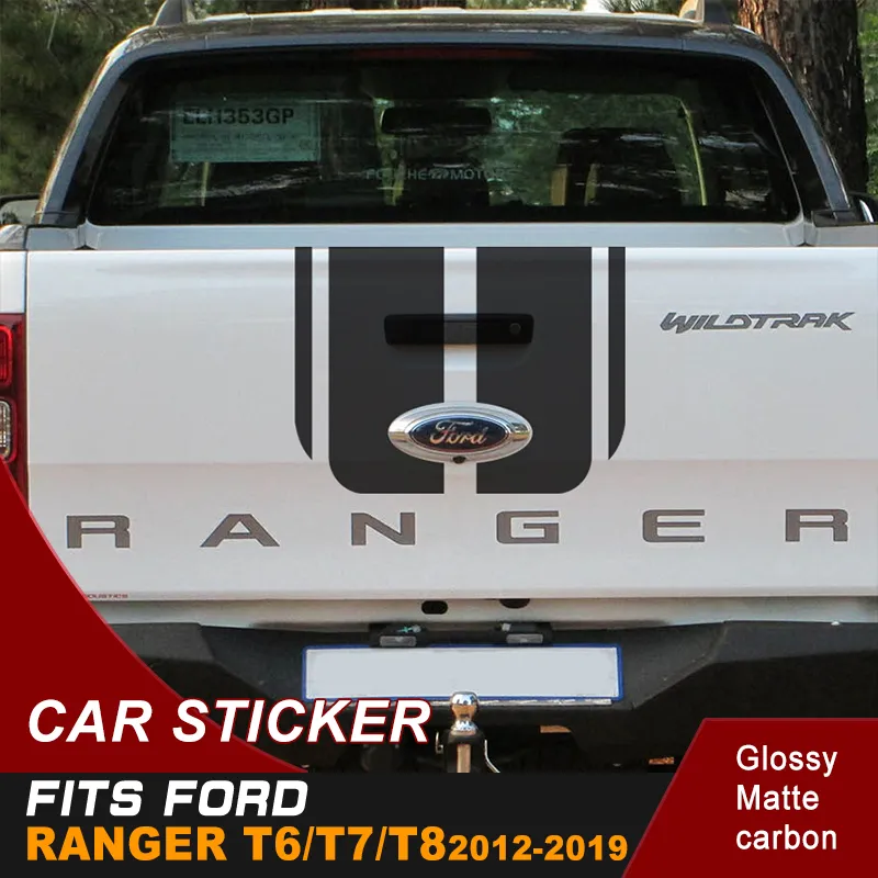 Автомобильные наклейки на хвостовые дверь Графические виниловые наклейки на украшения, подходящие для Ranger 2012 2013 2014 2015 2017 2018 2019