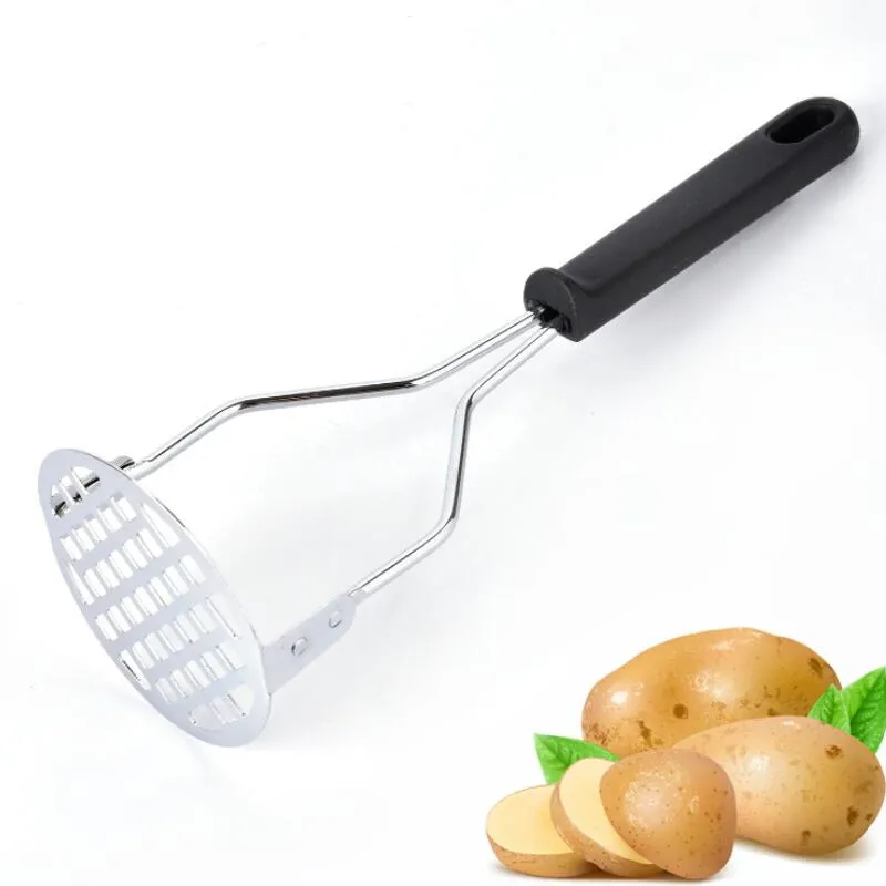 Zware roestvrij staal Aardappel Masher Heavy Duty Rvs Aardappel Keuken Tool Gratis Verzending LX2945