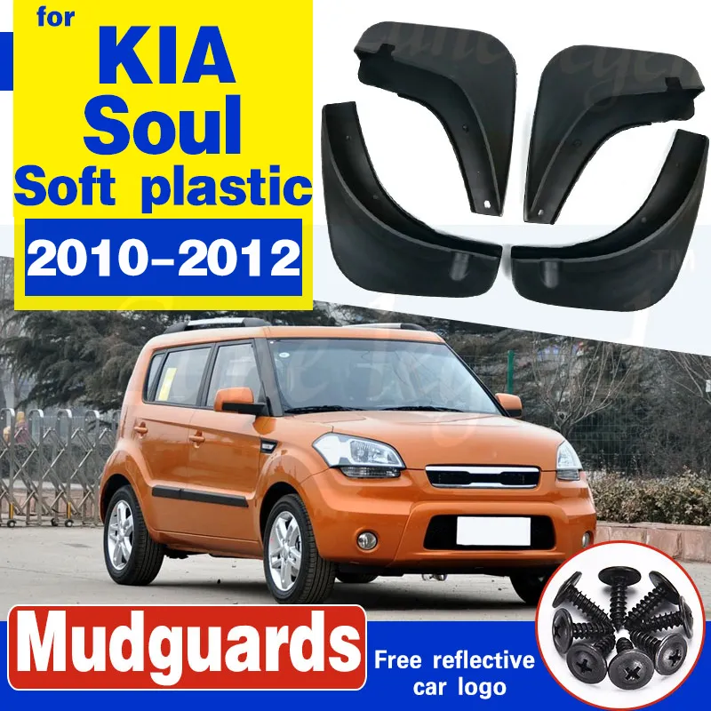 For Kia Soul 2010 2011 2012 Car Mud Flaps Front Rear Fender Flares Splash  Guards Auto Mudflaps Mudguards From I_love_cars, $17.78