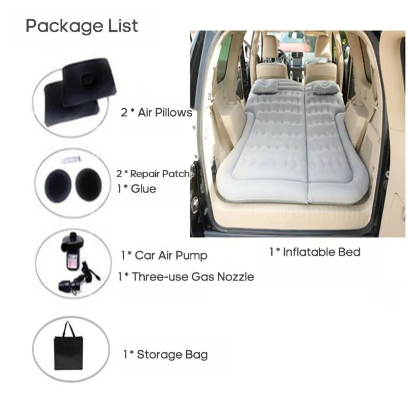 Auto Inflatable Car Bed Air Mattress Universal SUV Car Travel Sleeping Pad  Outdoor Camping Mat Accessories Parts From Pubao, $103.93