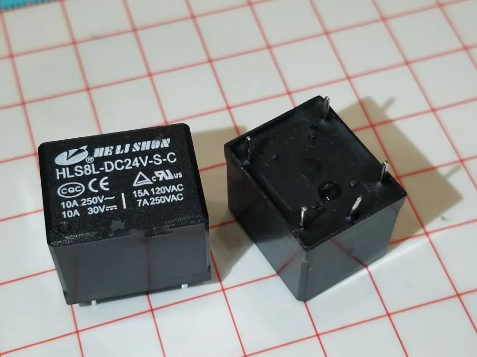 5 Adet / 1grup Orijinal Yeni Güç Röle 10A 3VDC 5VDC 9VDC 12VDC 24VDC ...