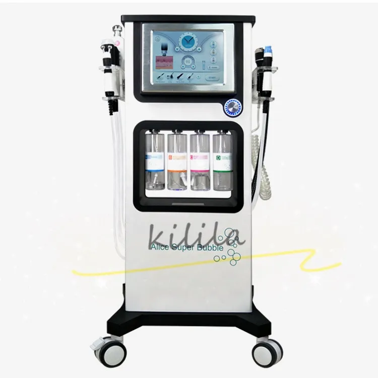 1 개 CO2 BIO RF 산소 거품 얼굴 미백 기계 (7)는 하이드로 박피술 미세 박피술 다이아몬드 제트 껍질 기계 스프레이