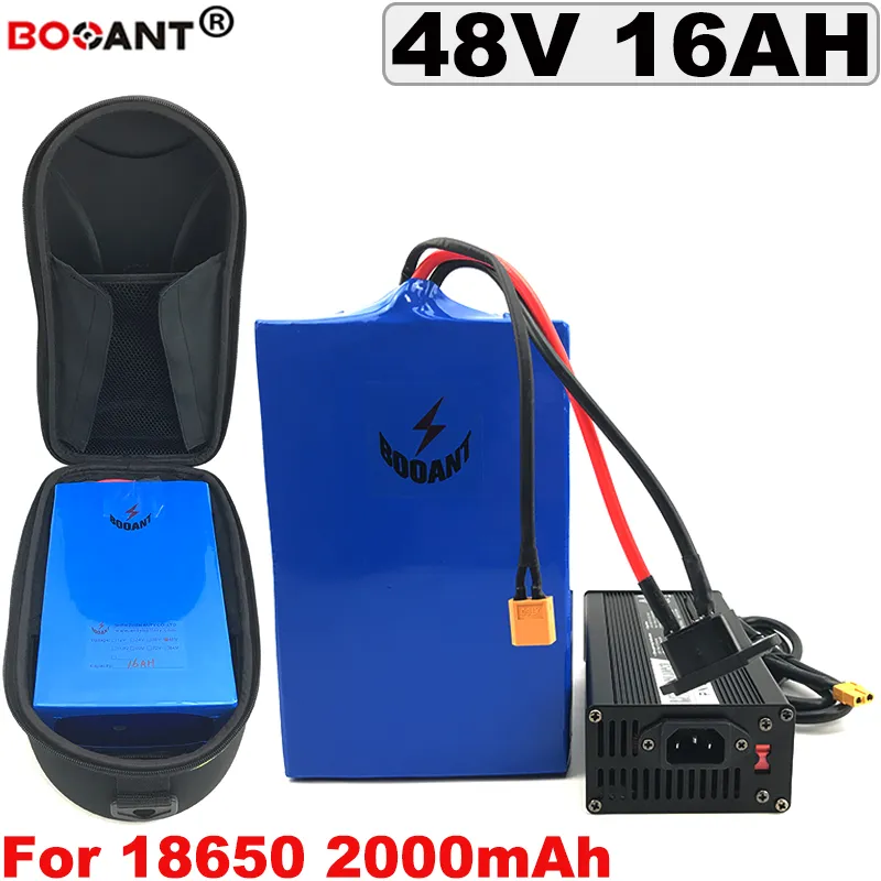 48V 16AH E-bike Lithium Battery pack +a Bag For Bafang BBSHD BBS02 500W 800W 1200W Motor Electric bike battery +5A Charger