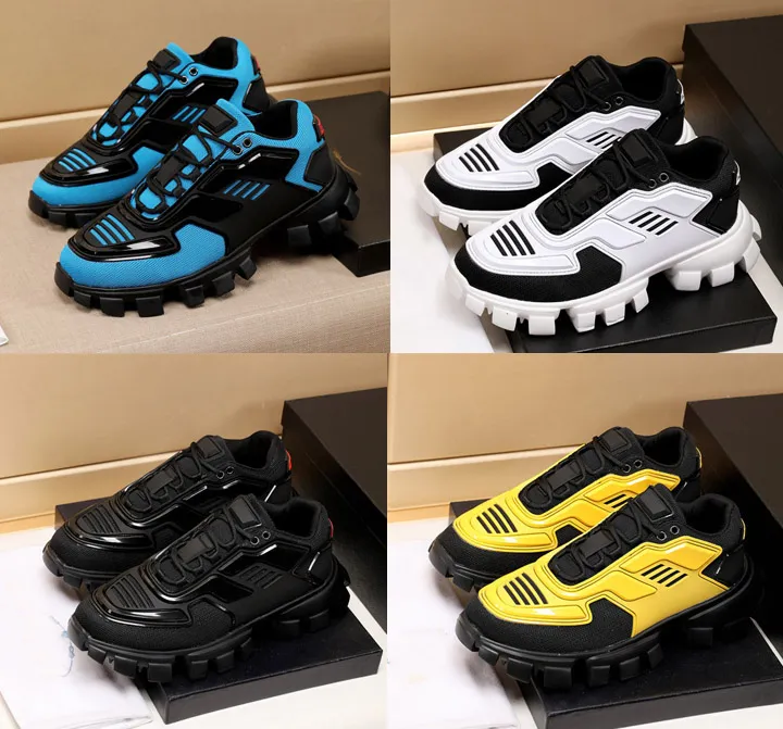Yeni Düşük Üst Rahat Ayakkabılar Lates P Cloudbust Thunder Dantel Up Sneakers 19fw Kapsül Serisi Renk Kamuflaj Eşleşen Thunder Platformu Ayakkabı