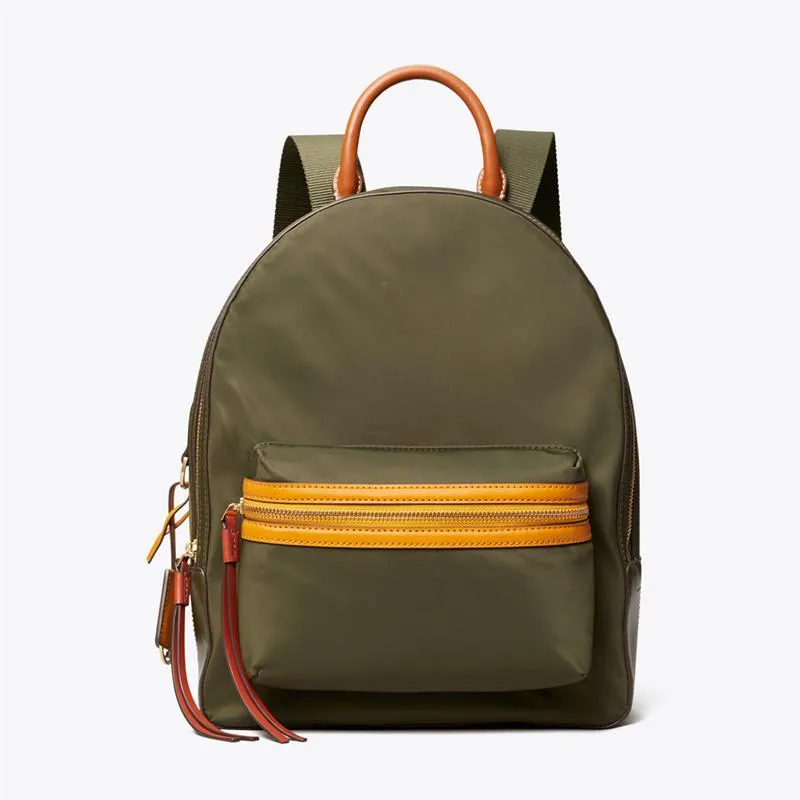 Nowy przybył! Nowy Perry Color-Block Backpack Style Plecak Numer 58400 w Trwałe Nylon Moda Nowy Styl Hurtownie Darmowa Wysyłka