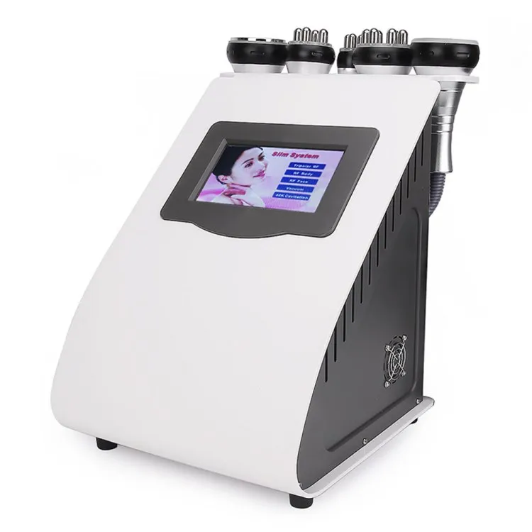 5 in 1 vacuum cavitation Multipolar RF 40k hz slimming machine Radio Frequency Skin Tightening Anti Aging Facial And Body Device