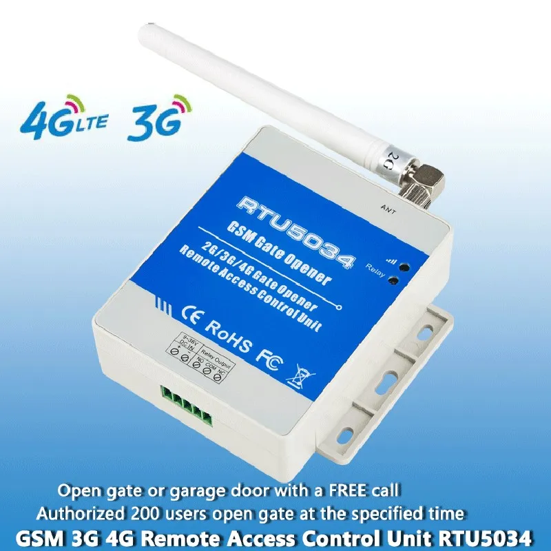 Fingerprint Access Control GSM 3G 4G APP SMS Remote Single Relay Switch