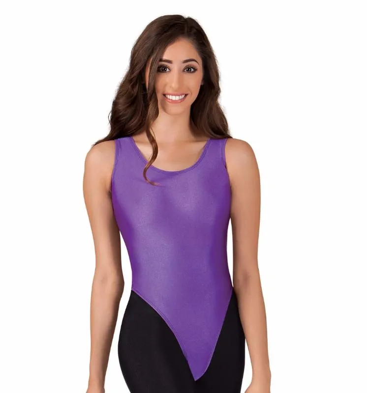 Body perizoma in nylon Lycra da donna per ginnastica Body da danza Ragazze Balletto Danza Top Spandex Calzamaglia in pelle Garment231u