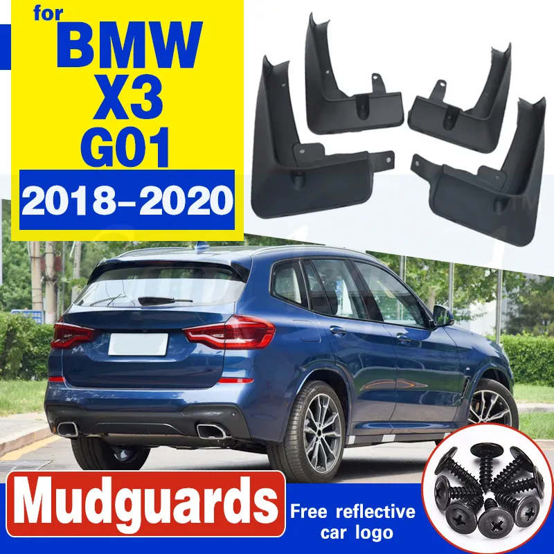 For BMW X3 G01 2018~2020 Front Rear Car Mudguard Mudflap Fender Mud Guard  Flaps Splash Flap Mudguards Accessories From 42,06 €