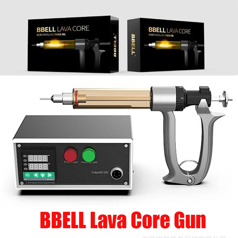 Original BBELL Lava Core Carros Reller 25ml 50ml para los cartuchos de Vape Máquina de llenado de aceite Semi Automatic Inyección Pistola 100% auténtica