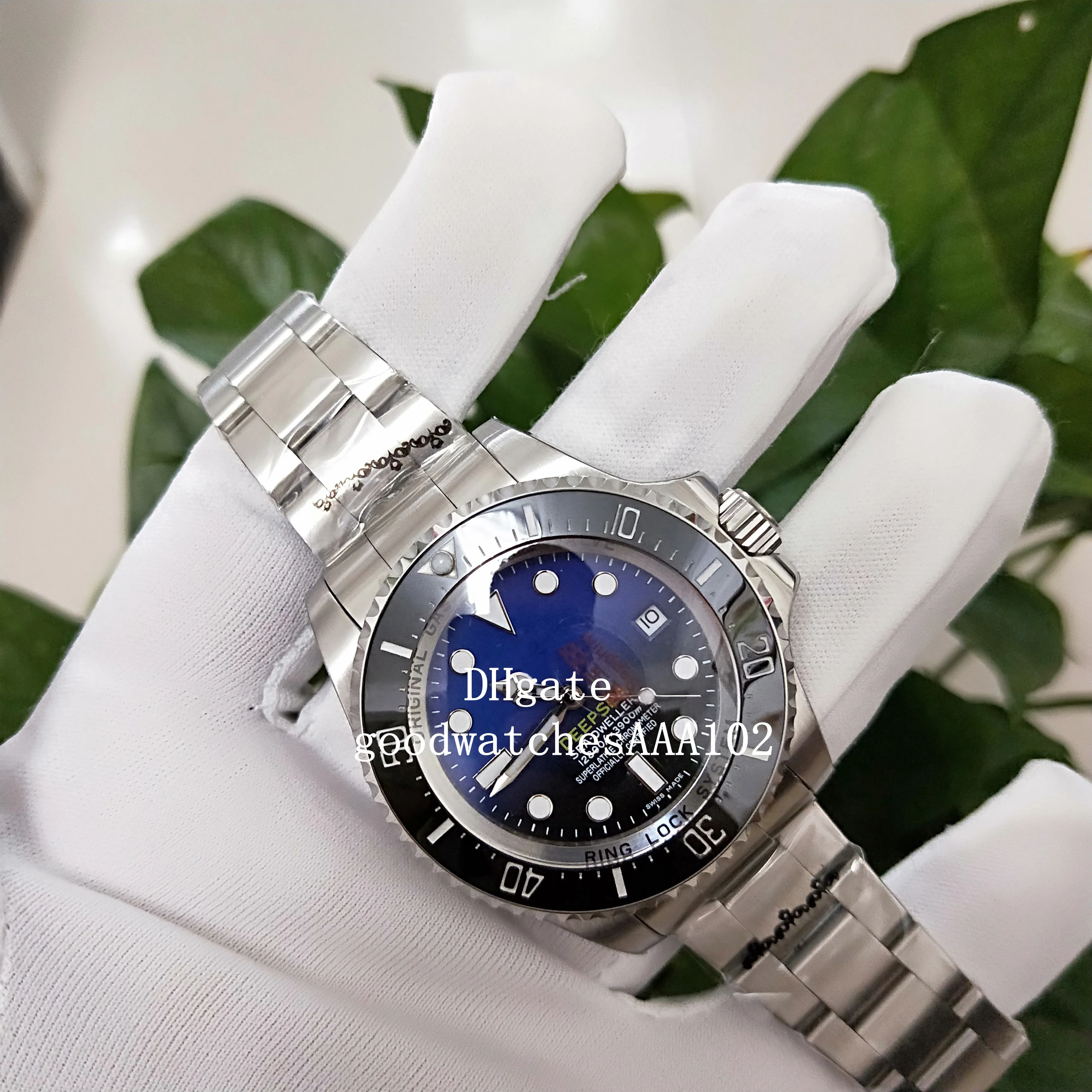 Amazing High Quality Ceramic Bezel Sapphire Glass 44mm M126660