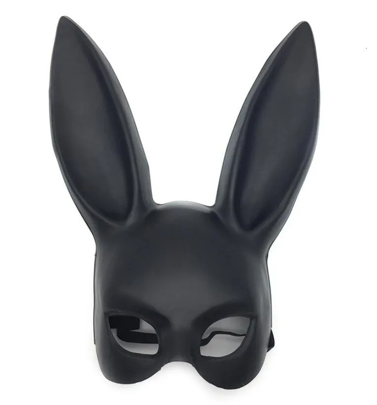 Fashion Women Girl Party Rabbit Ears Mask Cosplay Costume Cute Funny Halloween Mask Decoration Bar Nightclub Costume Rabbit Ears Mask