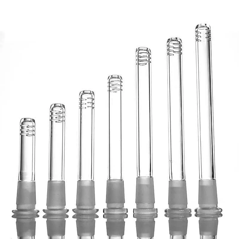 Glass Downstem Diffuser 14mm to 14mm,18mm to 18mm, 14mm to 18mm Male Female Glass Down Stem For Glass Beaker Bongs