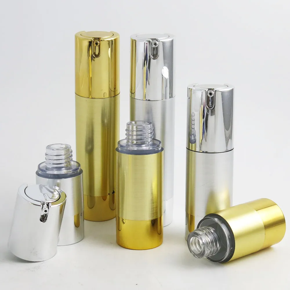 300 x perfume bottle Sterile Airless Pump Bottle Refillable Cosmetic Container Best as Makeup Foundations