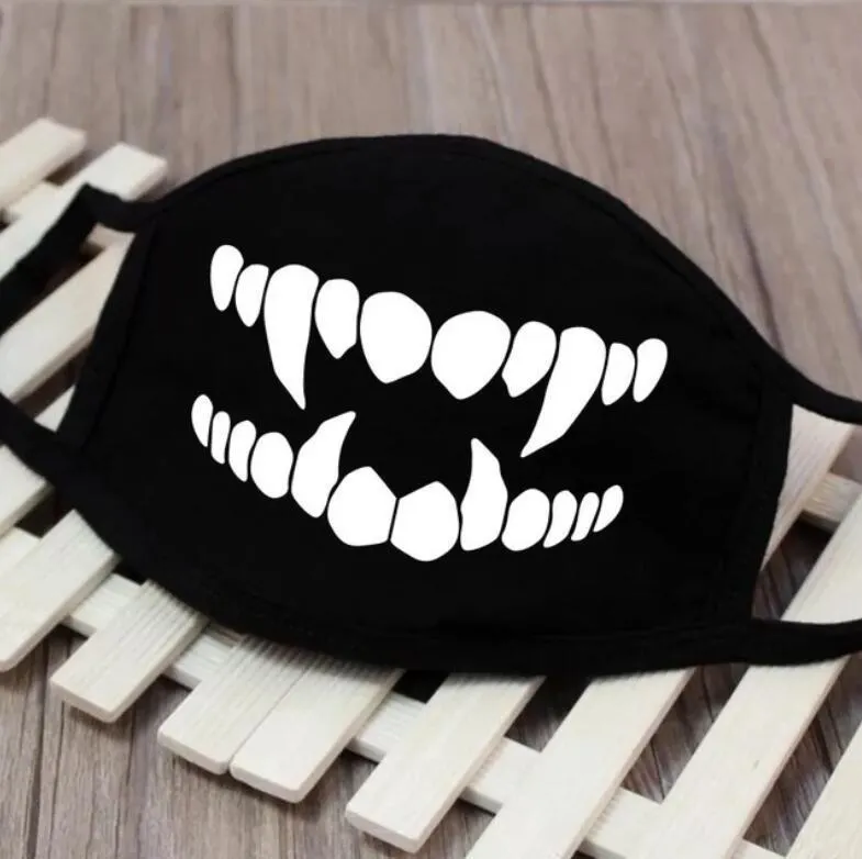 Cartoon Mouth Mask Anti Dust Party Anime Cute Bear Mouth Mask Teeth Muffle Washable Face Respirator