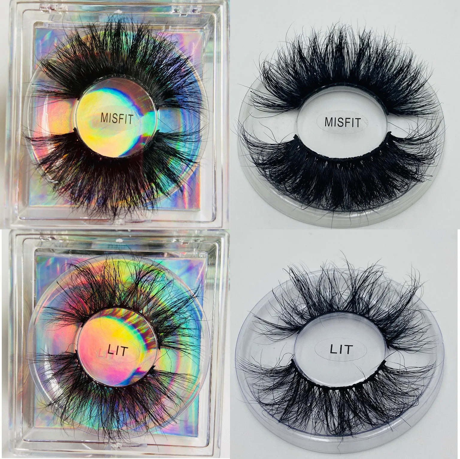 Newest y Eyelashes 25mm Mink Eyelashes Mink Lashes Bulk 3D Mink Lashes 8D Long Curly Eyelash Extension False Eyelashes9395118