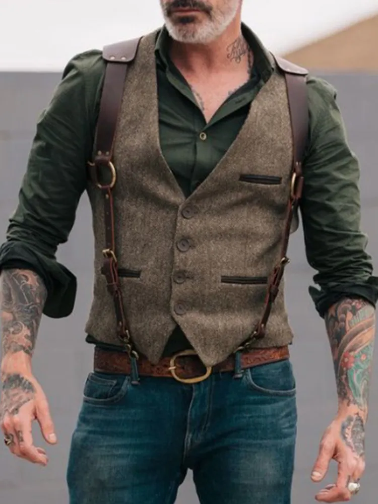 Waistcoat on sale casual fashion