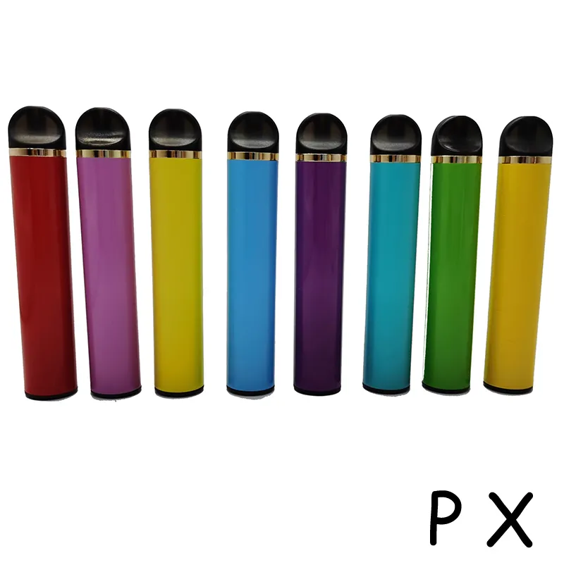 P x engångsvape pennor enhet Förfylld startpaket 5ml pod vagnarpatroner förångare 1500puffs elektroniska ecigarettes tomma ångor