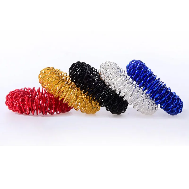 Kit De Massage Pour Doigts Et Poignets - 10 Anneaux + 2 Masseurs, Multicolores, Neuf