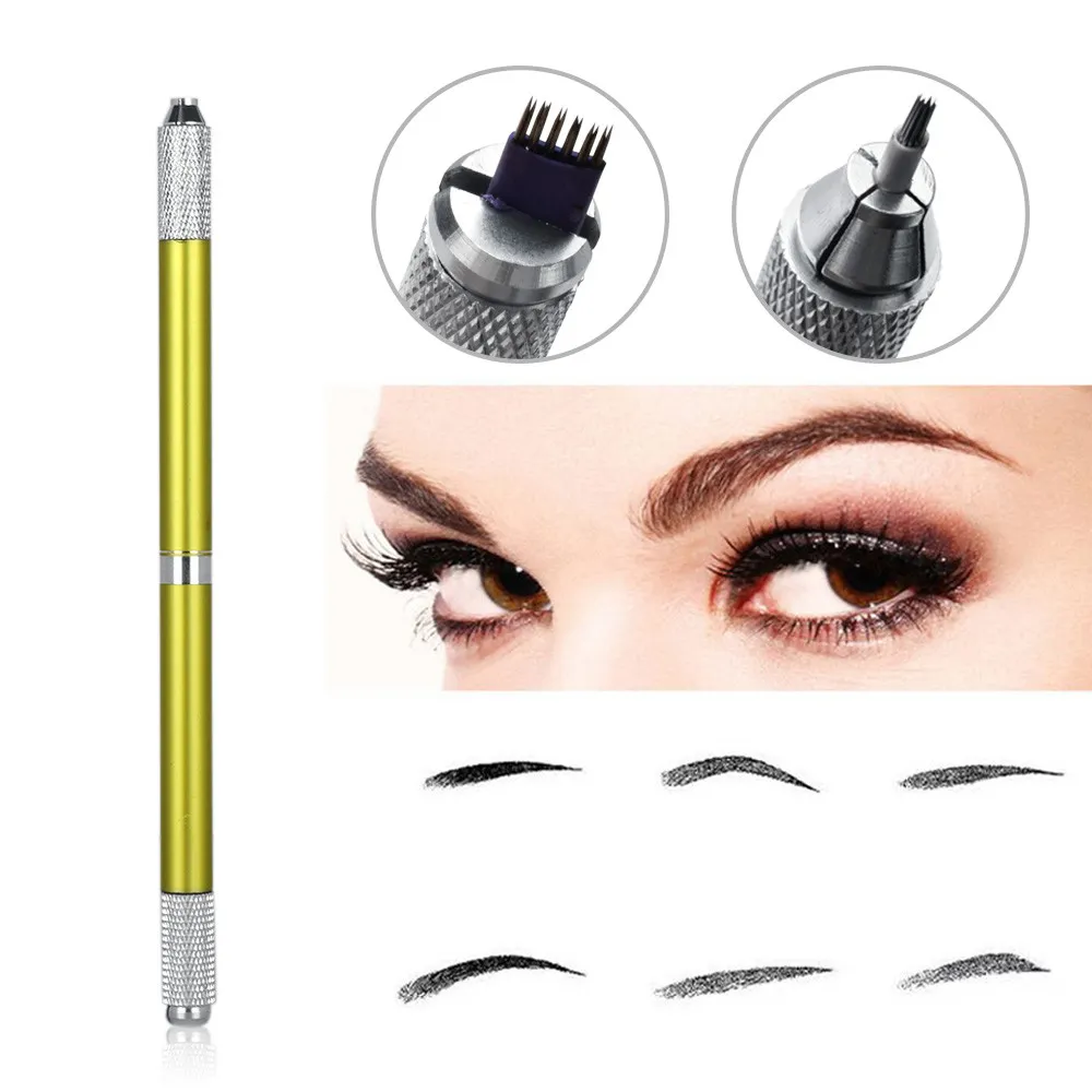 1PC Microblading 3D يدوي ماكياج جديد القلم الدائم آلة Caneta Tebori Kalici Makyaj MAKİNESİ PLUMA الحاجب الوشم القلم