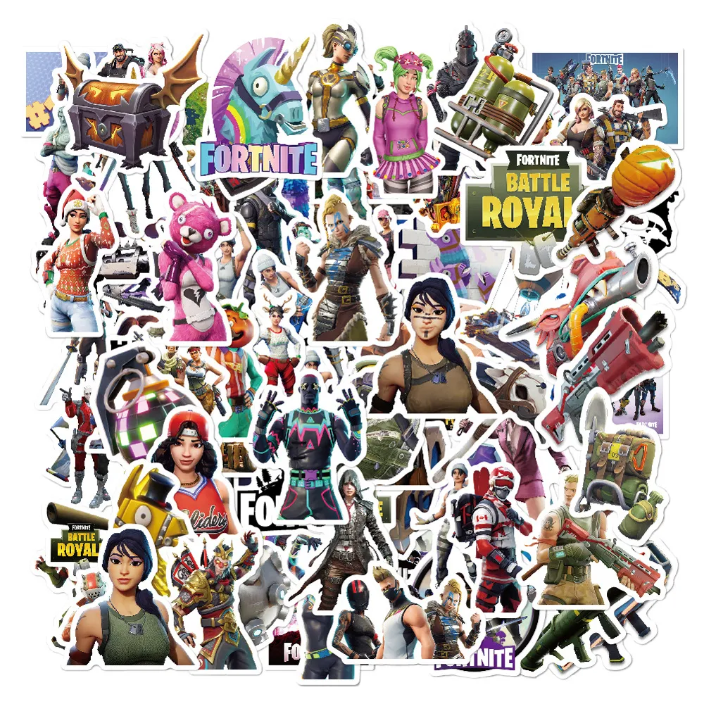 Waterproof Cartoon Gaming Stickers For Cars, Luggage, And Skateboards ...