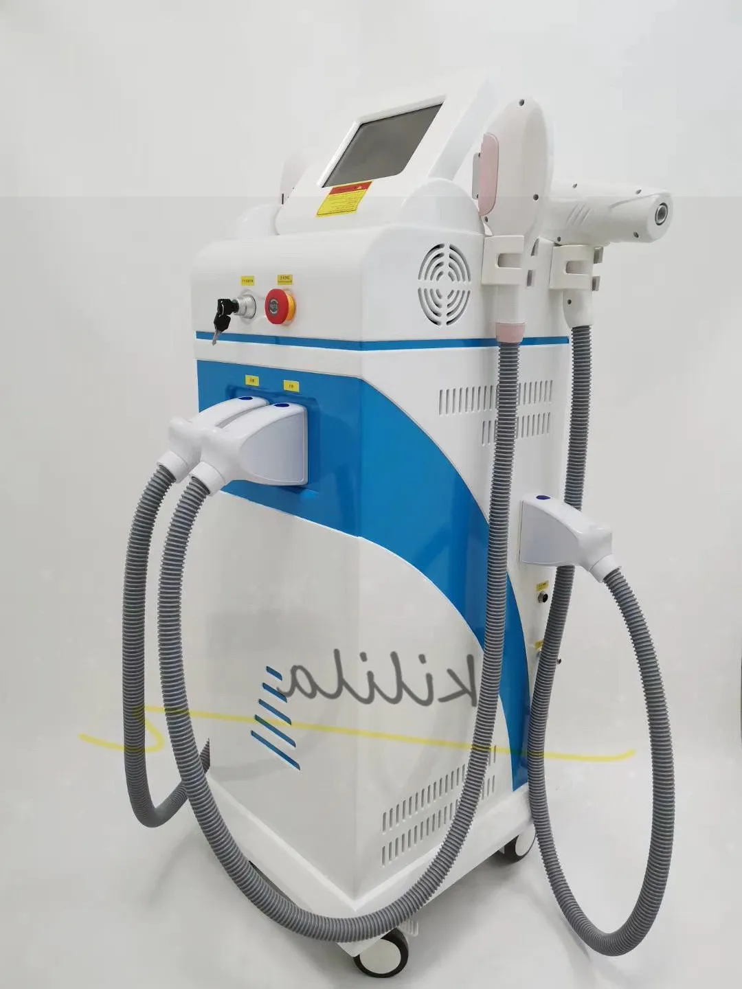 Multifunction OPT+ND YAG LASER+RF Skin Rejuvenation Beauty Machine La