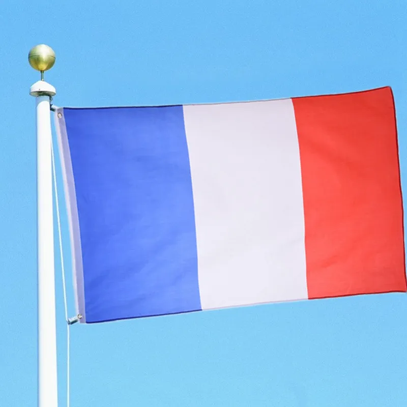 50 Stück, 90 X 150 Cm, Frankreich Flagge, Polyester, Bedruckt