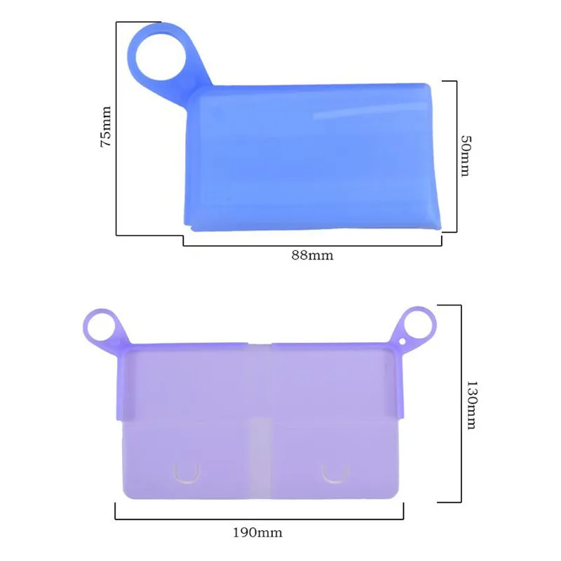 シリコーンフラット型マスク収納ボックスマスクマスコアクリップ防塵防汚防止防犯マスクホルダーバッグアーティファクト