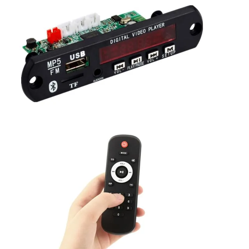 Kit Bluetooth voiture Lecteur de audio 12V MP3 Conseil décodeur