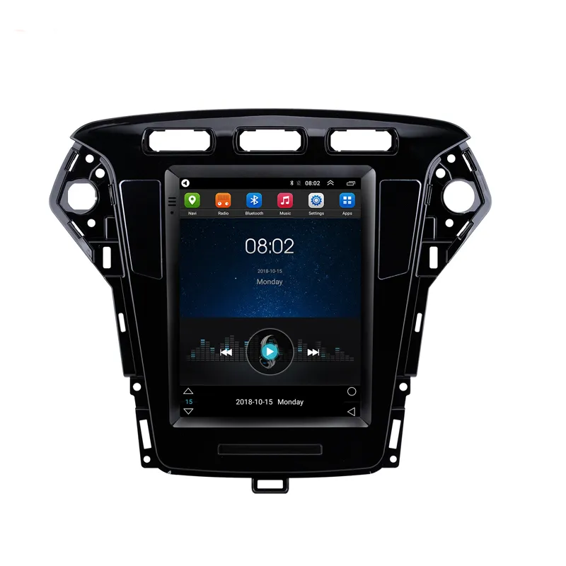 Android 9,7 tums bil video radio för 2011 2012 2013 Ford Mondeo MK4 med GPS-navigering HD Touchscreen Bluetooth Support CarPlay DVR