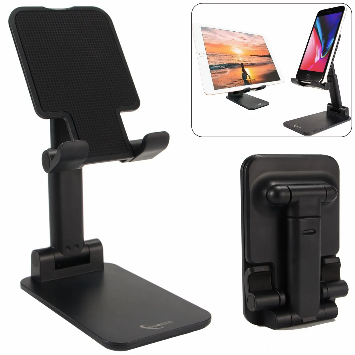 Soporte para teléfono celular para escritorio,Soporte para teléfono celular  ajustable en altura en ángulo,Soporte para teléfono de escritorio portátil