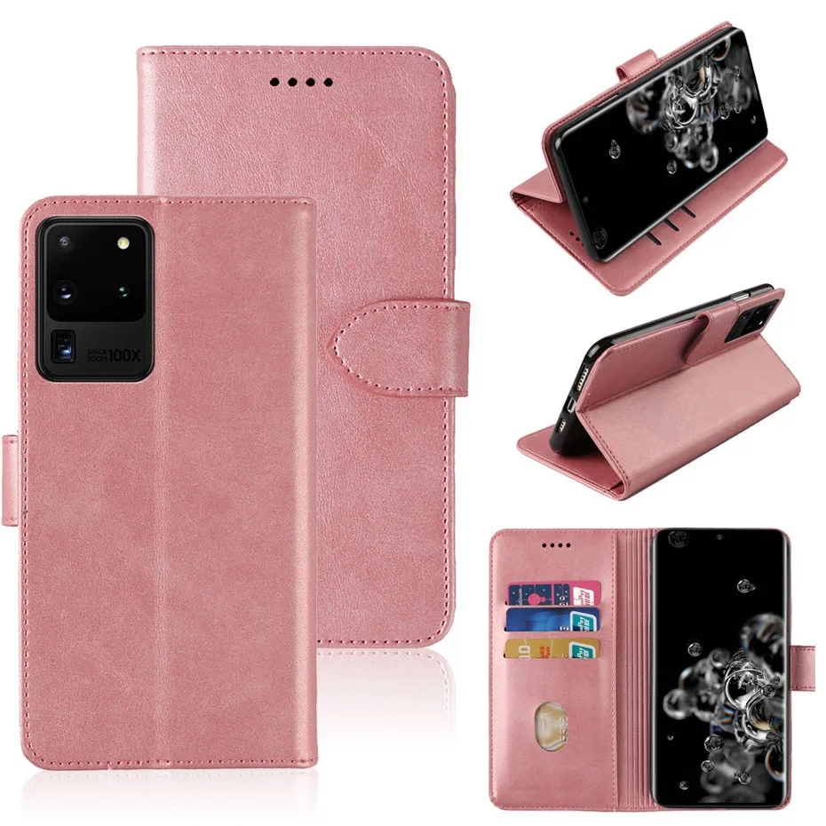 Custodia Portafoglio In Pelle Per Google Pixel 6 Pro | Con Slot Carte E Chiusura Magnetica | Rosa