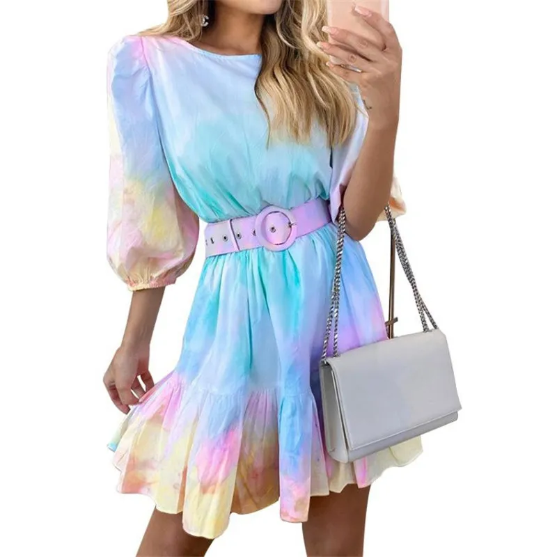 Tie and dye designer dresses sale