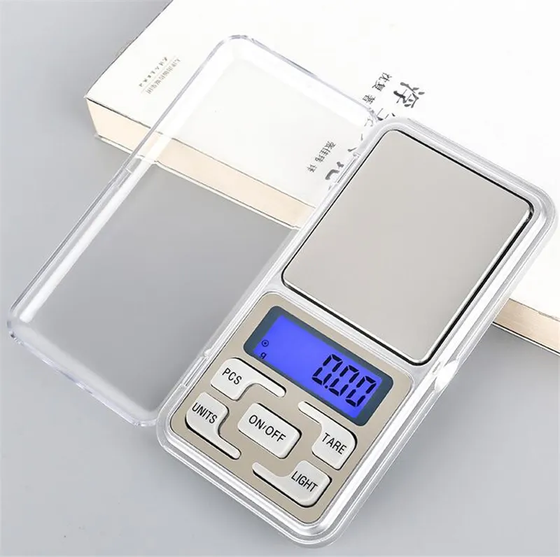 Mini Draagbare Elektronische Smart Schalen 200g Nauwkeurige 0.01g Sieraden Diamond Balance Scale LCD-scherm met retailpakket door gratis UPS