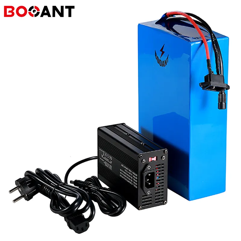 60v 14ah 1500w electric bike battery 16S scooter lithium for Bafang BBS02 1000w motor with 30Amps BMS +5A Charger