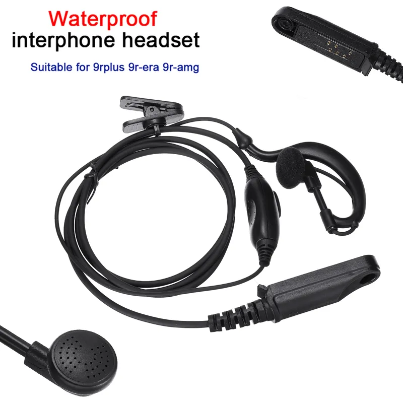 Для Baofeng UV-9R PLUS BF-A58 Walkie Talkie 1PC 120CM 2DB PTT Mic Headset Covert Acoustic Tube In-Ear Hearseper Водонепроницаемый Mayit